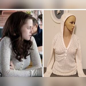 ASO Bella Swan Twilight- Curious Gypsy Thermal Henley (JR'S?) XL